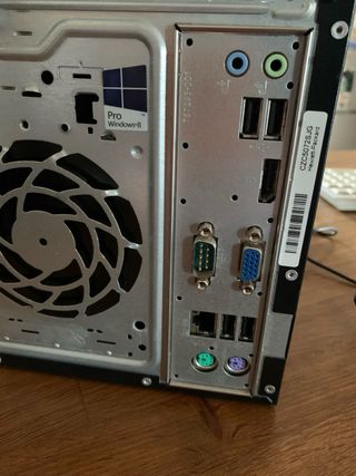 Torre PC Sobremesa HP Negra