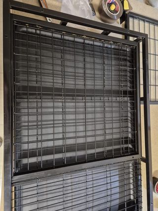 Jaula de Metal para Perros con Ruedas y Frenos