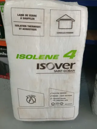 Aislamiento lana de vidrio Isover ISOLENE 4
