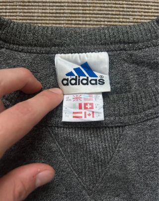 Sudadera Adidas Heritage 90s Gris