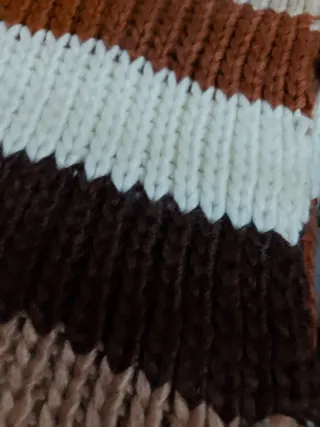 Sciarpe in maglia marroni