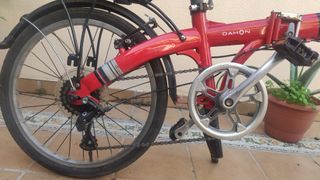 Bicicleta Plegable Dahon Vybe D7 Roja