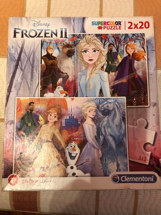 2 Puzzles Frozen II 20 piezas Clementoni