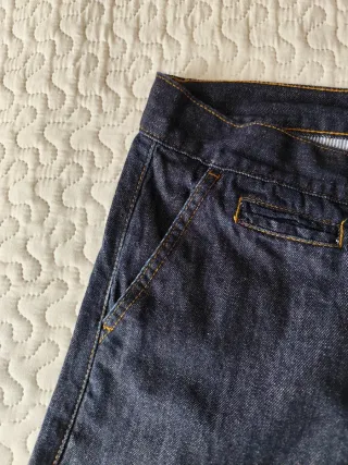Pantalón chino vaquero azul hombre Doc
