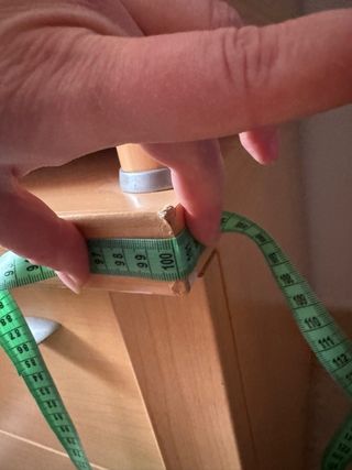 Cómoda 2 cajones anchos madera