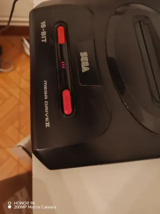 Sega Mega Drive II Consola Negra 16-BIT
