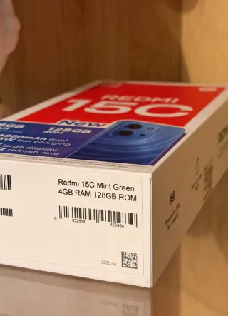 Redmi 15C 128GB Verde menta Precintado