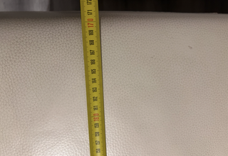 Sofá Chaise Longue Blanco Piel Sintética