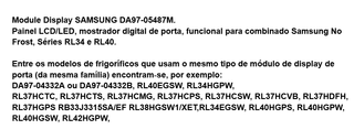 Módulo Display Samsung DA97-05487M