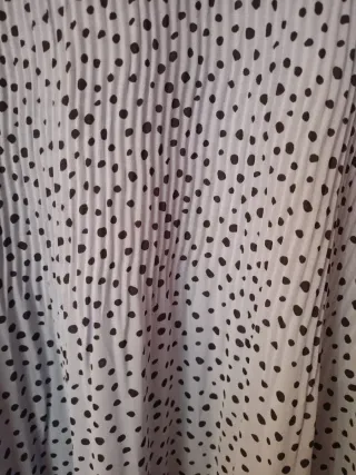 Blusa Stradivarius lunares azul talla L