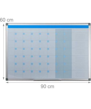 Relaxdays Pizarra Magnética, escribir  Planificado