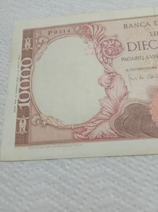 10000 Lire 1968 Michelangelo