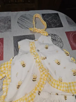 Conjunto bebé 6 meses abejas