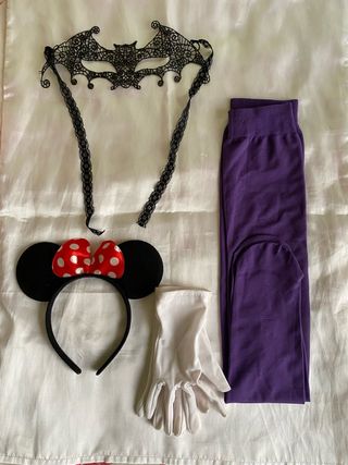 Lote accesorios disfraces carnaval variado