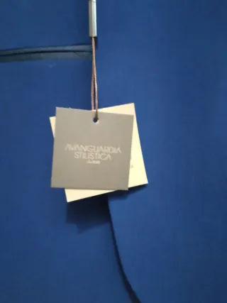 Smoking uomo blu con revers in raso