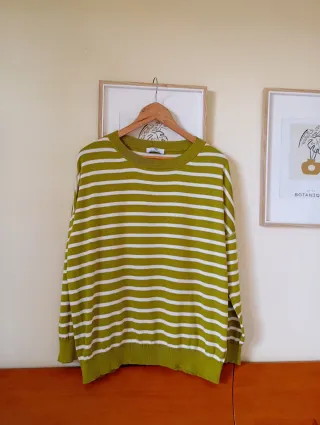 Jersey rayas verde y blanco Peter Hahn