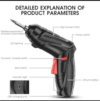 Destornillador Eléctrico Portátil