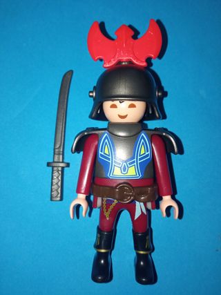 Playmobil figura Guerrero Samurai con katana