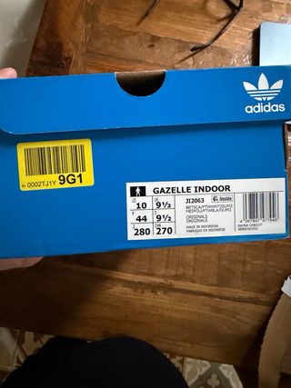 Adidas Gazelle Indoor Rojas Nuevas.