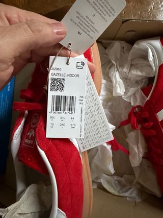 Adidas Gazelle Indoor Rojas Nuevas.