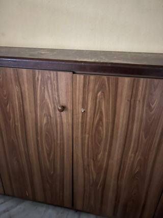 Aparador madera encimera mármol