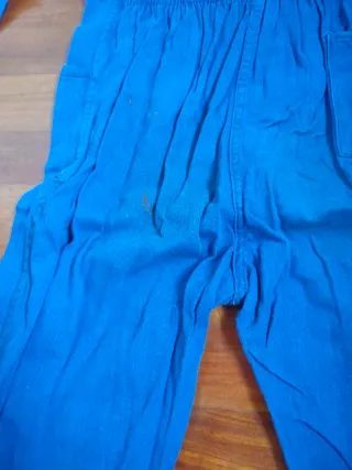 Buzo de trabajo azul