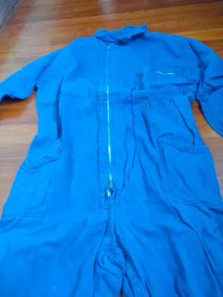 Buzo de trabajo azul