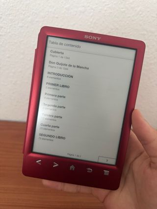 Ebook Sony PRS-T3 - Rojo