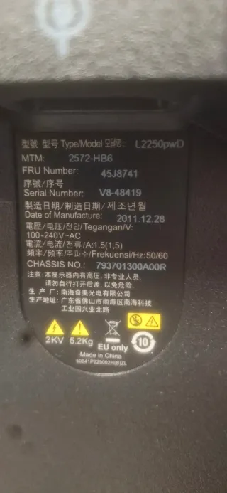 Monitores Lenovo 22 (Pack 3)