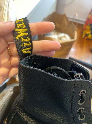 Botas Estilo Martens negras