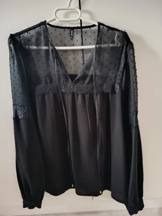 Camisa de mujer negra