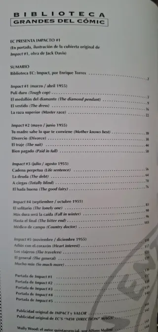 Comic EC PRESENTA: IMPACTO