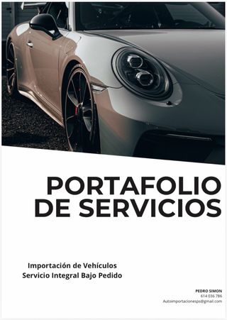 Servicios de importacion de vehiculos bajo pedido