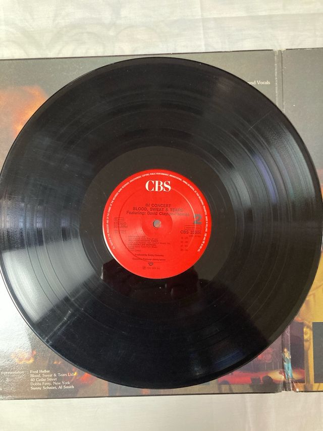 Blood, Sweat & Tears En Concierto Vinilo Doble