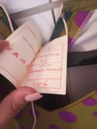 Traje Sevillanas Verde y Morado talla 40