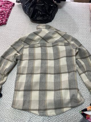 Abrigo cuadros Pull&Bear