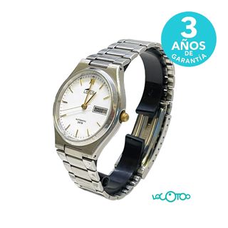 Reloj Lotus Automático Acero Blanco