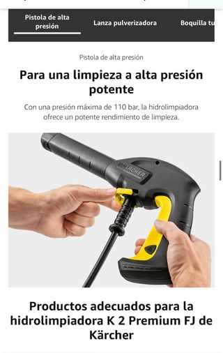 Hidrolimpiadora Kärcher K 2 Premium FJ