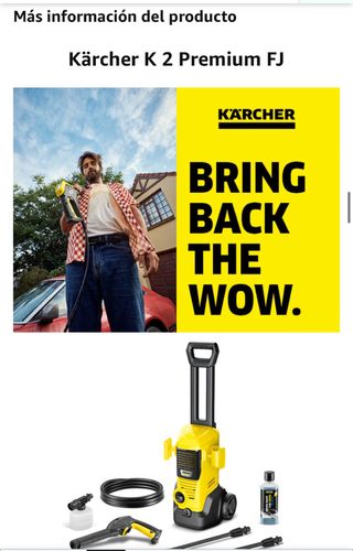 Hidrolimpiadora Kärcher K 2 Premium FJ