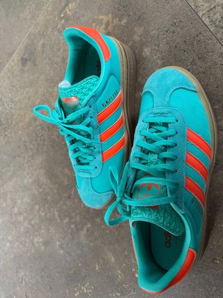 Adidas Gazelle Naranja y Turquesa