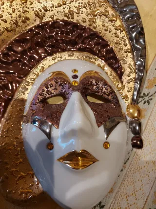 Máscara Galos 1998 Aplique Pared Modelo registrado