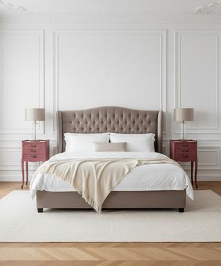 Pareja de mesitas de noche estilo Luis XV