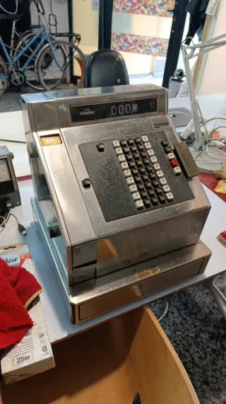 Caja Registradora Metálica Vintage