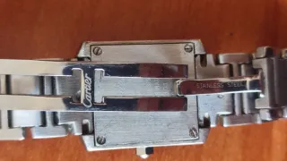 Reloj Cartier Plata y Blanco