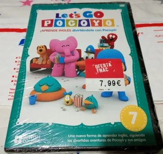 DVD Pocoyo Let's Go Aprende Inglés Precintado