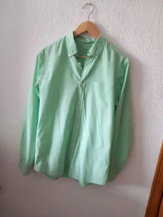 Camisa Sfera Verde Talla M Poco Uso