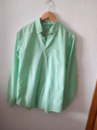 Camisa Sfera Verde Talla M Poco Uso