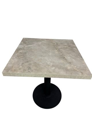 Mesa imitación mármol gris