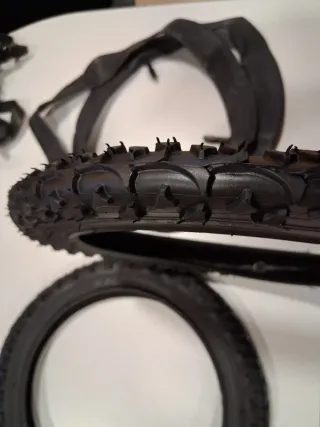 Llanta y cámara de bicicleta 14x1.75