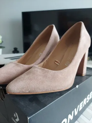 Zapatos de tacón rosa palo Tacon 9 cm